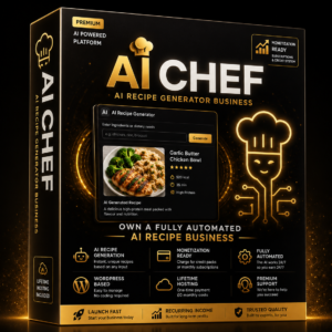 Premium AI Recipe Generator Website Business | Custom Branded | Lifetime Hosting Included | WordPress AI Startup