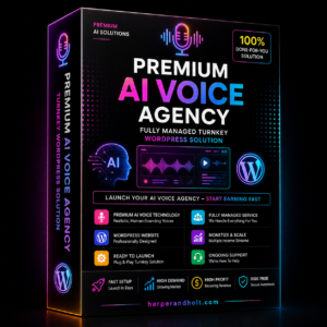 Premium AI Voice Agency: Fully Managed Turnkey WordPress Solution