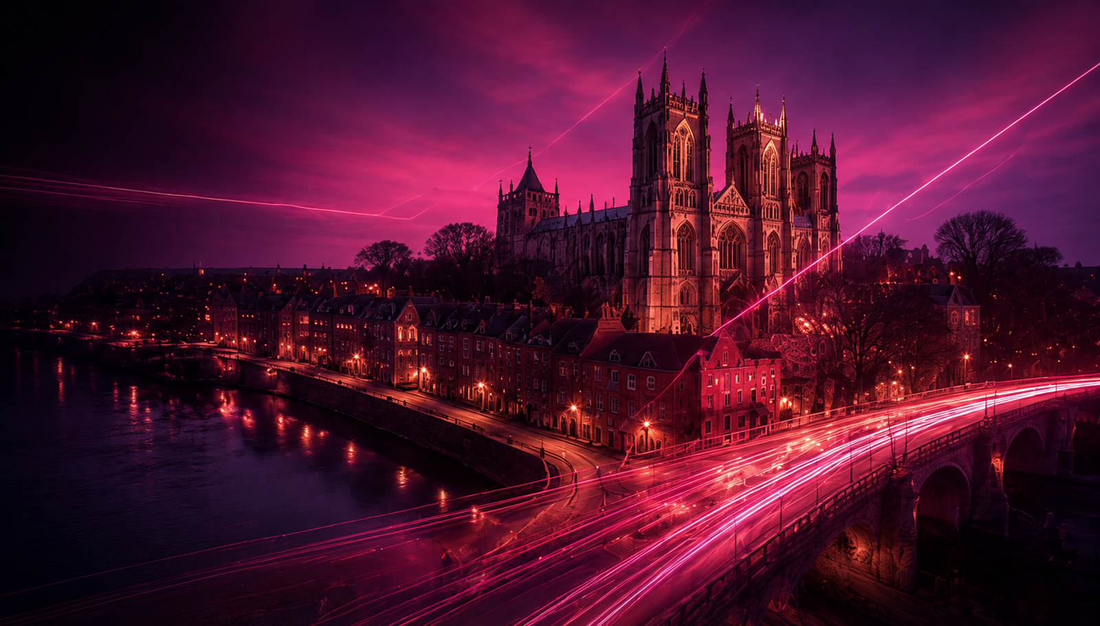 York cityscape representing Harper and Holt web design services in York