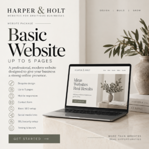 Basic Website – Up to 5 Pages